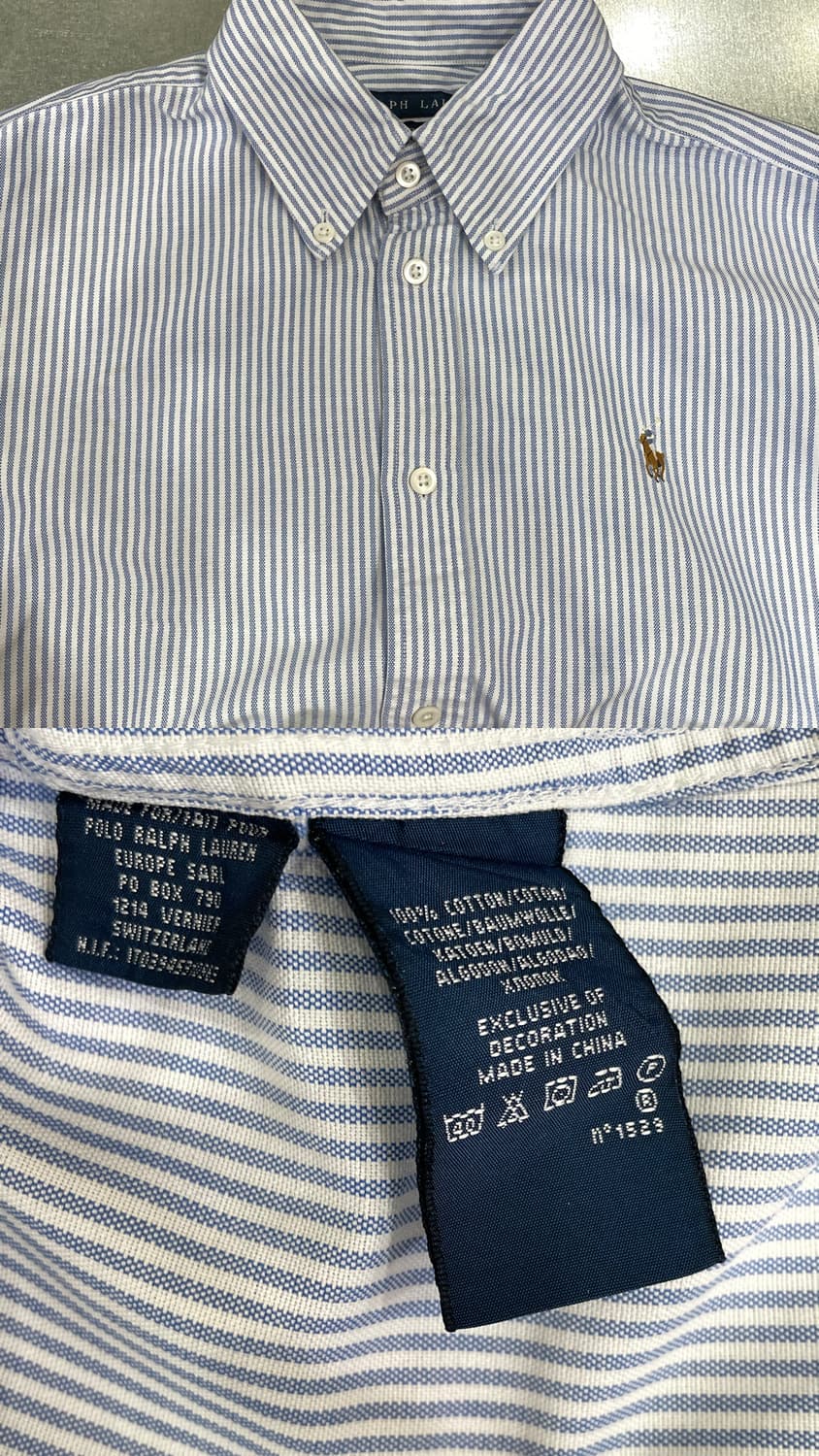 상품명  / (8) POLO 폴로 랄프로렌 스트라이프 셔츠 슬림핏 상품이미지9