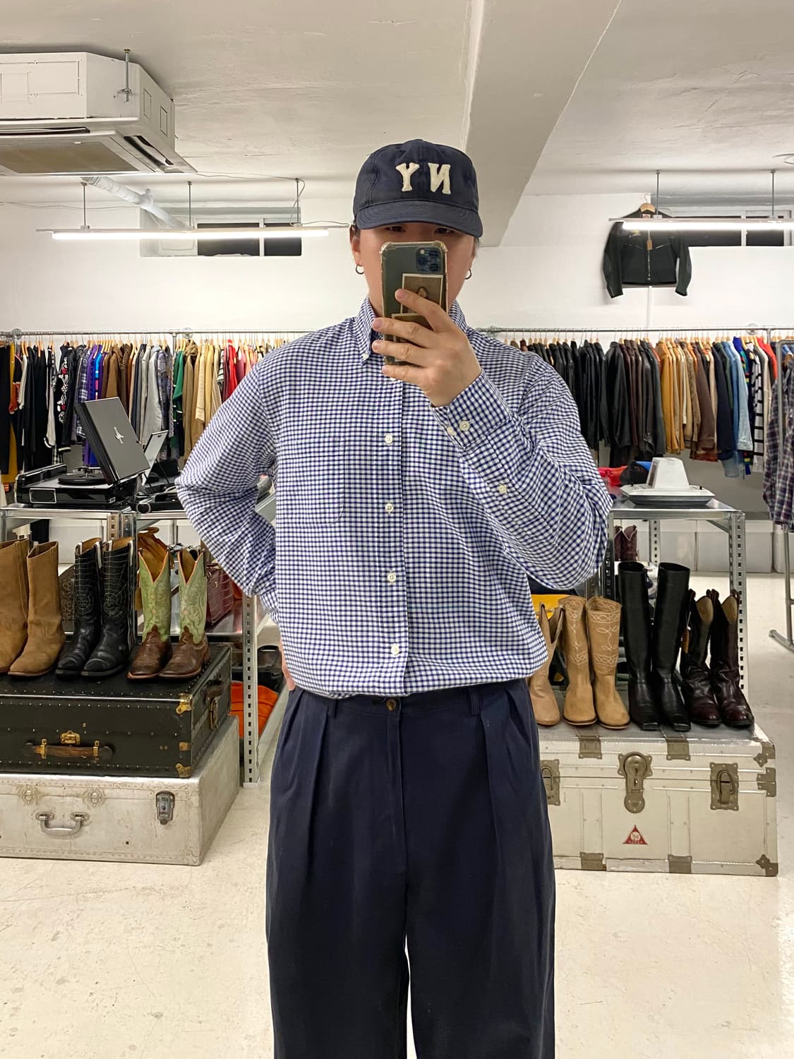 BROOKS BROTHERS check shirt 브룩스 브라더스 체크 상품이미지1