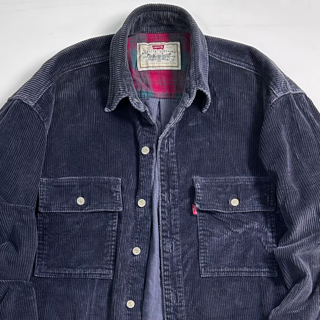 90s 리바이스 코듀로이 워크 셔츠 상품이미지2