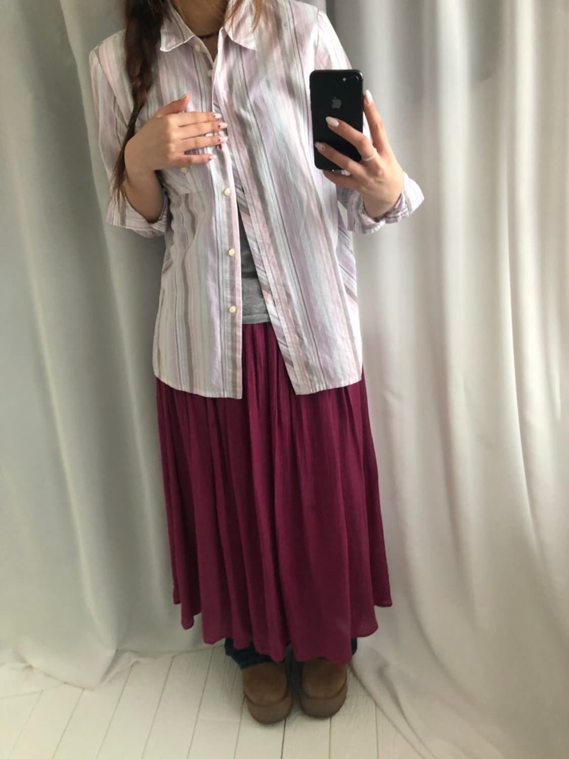 801. pastel stripe shirt 상품이미지5