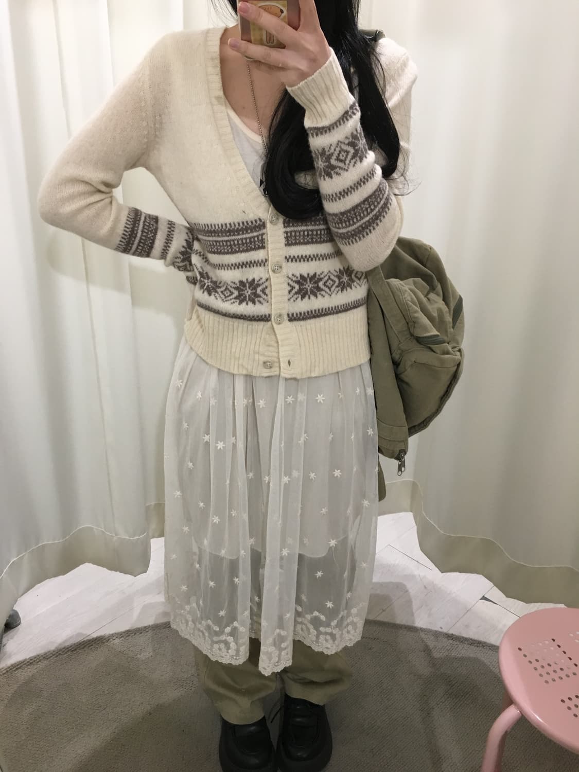 무지(MUJI) 노르딕 가디건 상품이미지2