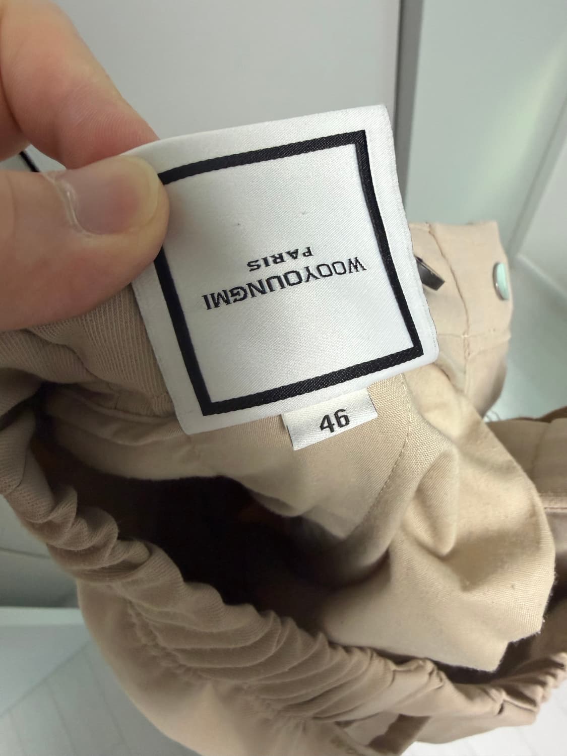 [46] 우영미 베이지 팬츠 상품이미지4