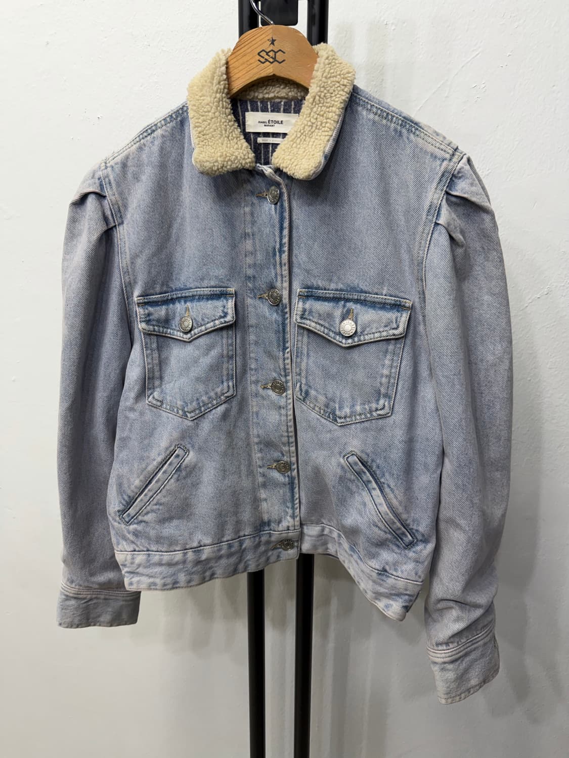 매장판정품) 이자벨마랑 데님 쉐르파 자켓 36(66) 상품이미지3
