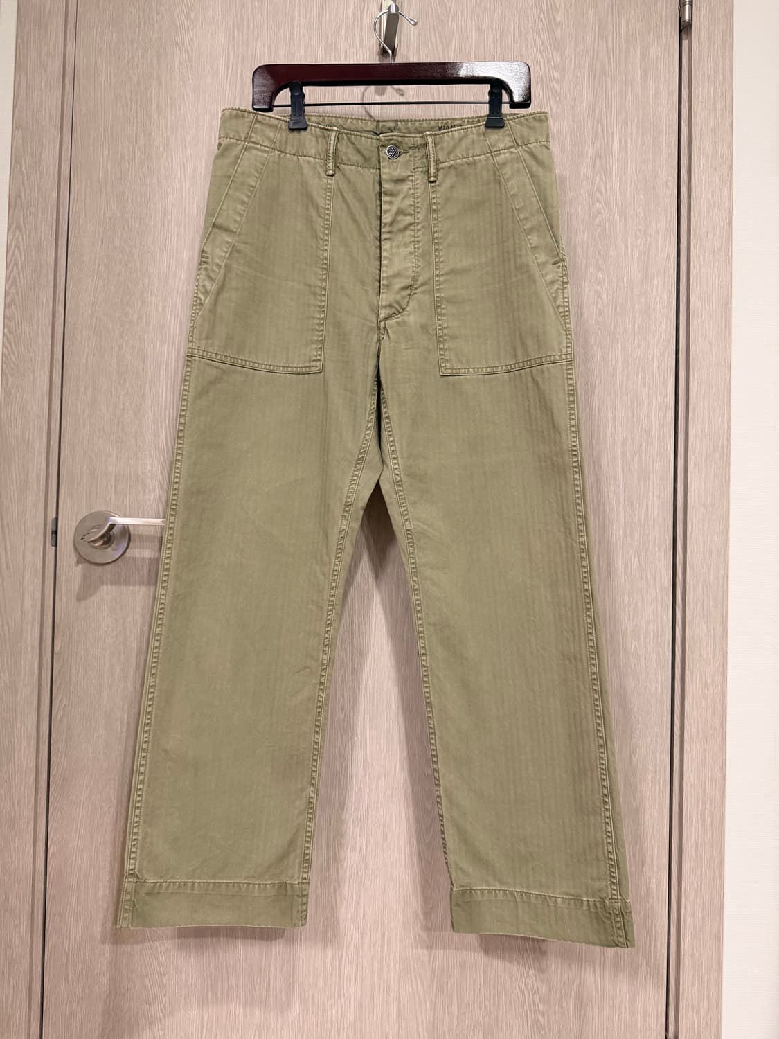 rrl 더블알엘 헤링본 퍼티그 팬츠 상품이미지1