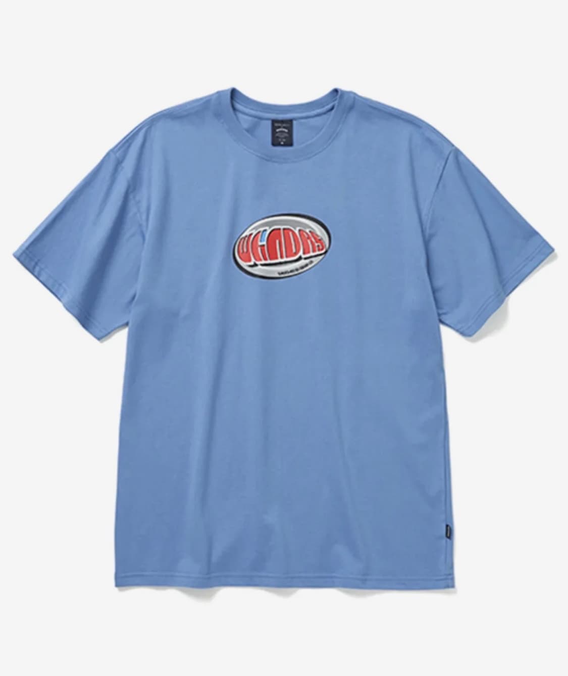 위캔더스 반팔 티셔츠 블루 OVAL LOGO T-SHIRT 상품이미지1