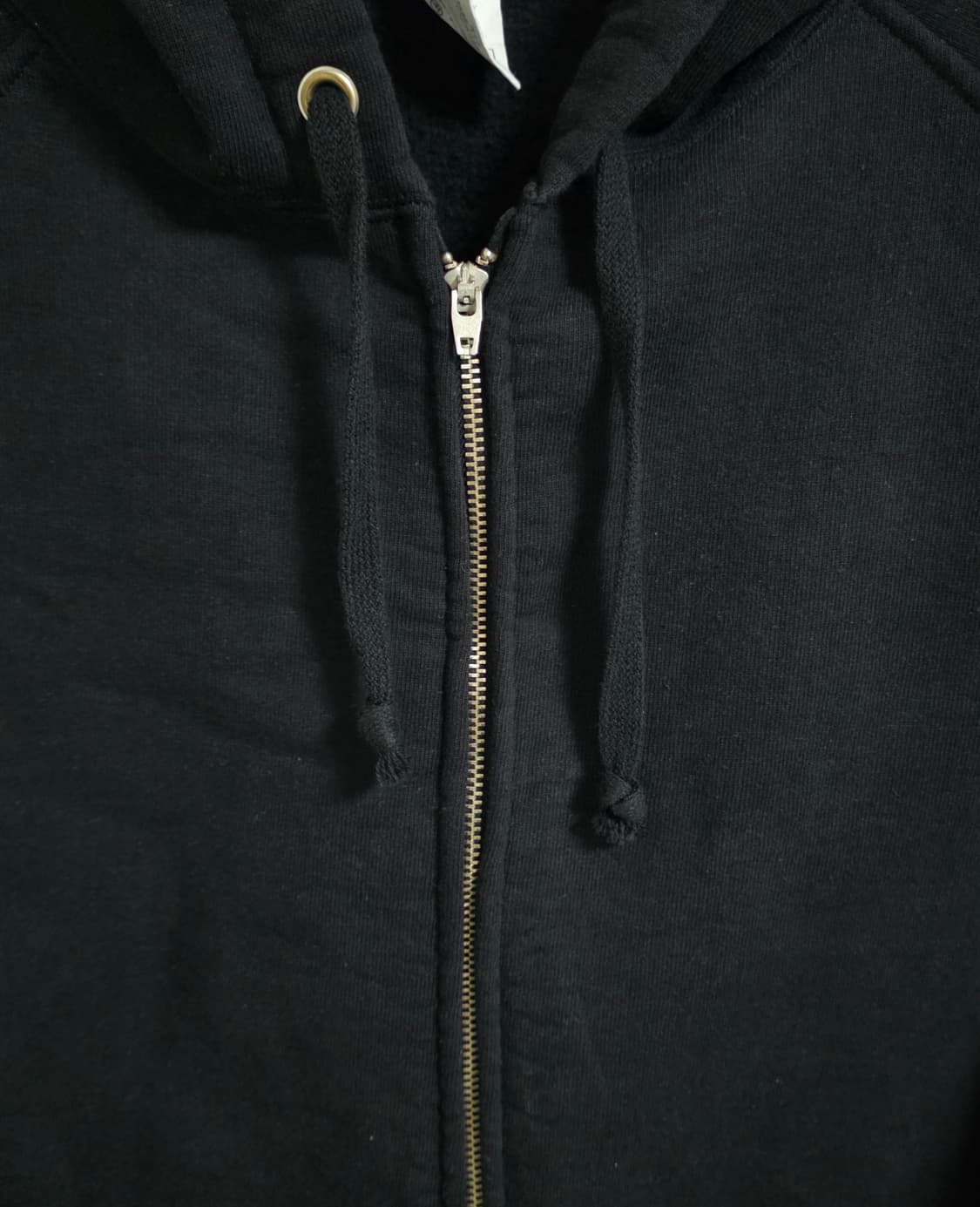 Comoli 블랙 코튼 스웻 집업 / 3size 상품이미지4