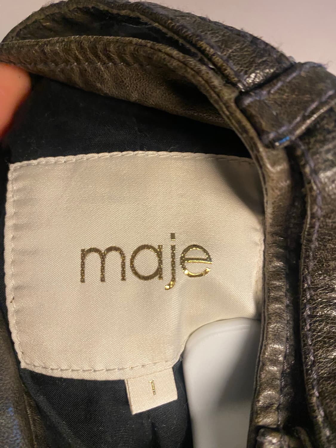 마쥬 양가죽 라이더 자켓 사이즈 1 상품이미지7