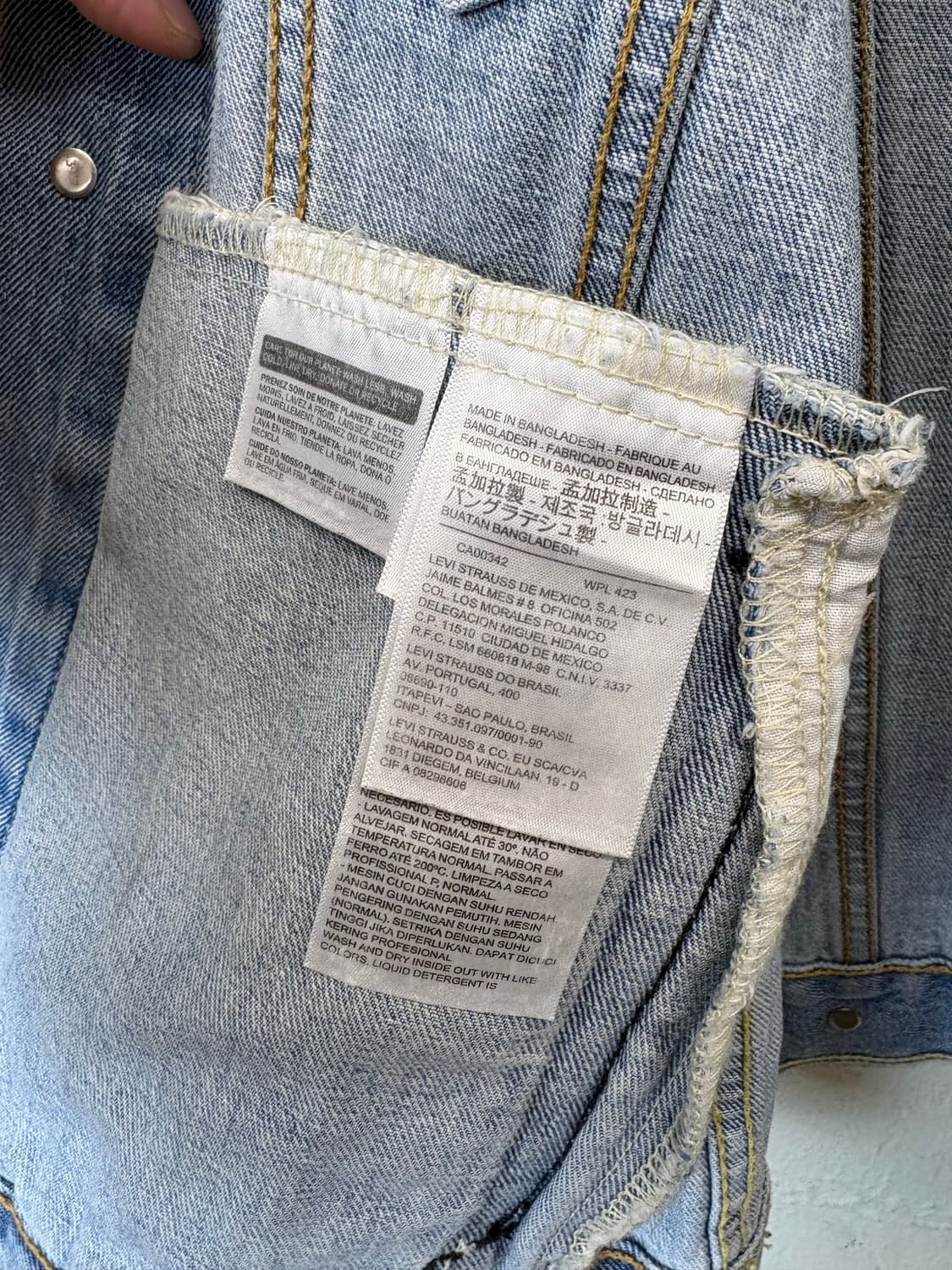 리바이스 빈티지 데님 트러커 자켓 상품이미지6