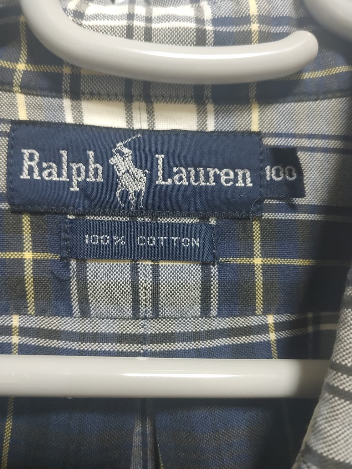 랄프로렌 폴로  남성 체크 남방-100사이즈 상품이미지5