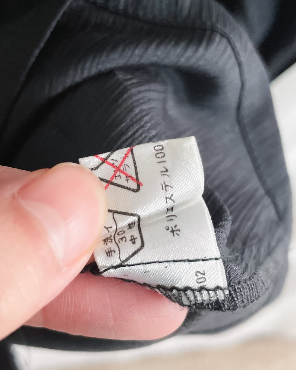 JPN VTG 빅 리본 러플 실크 블라우스 상품이미지6