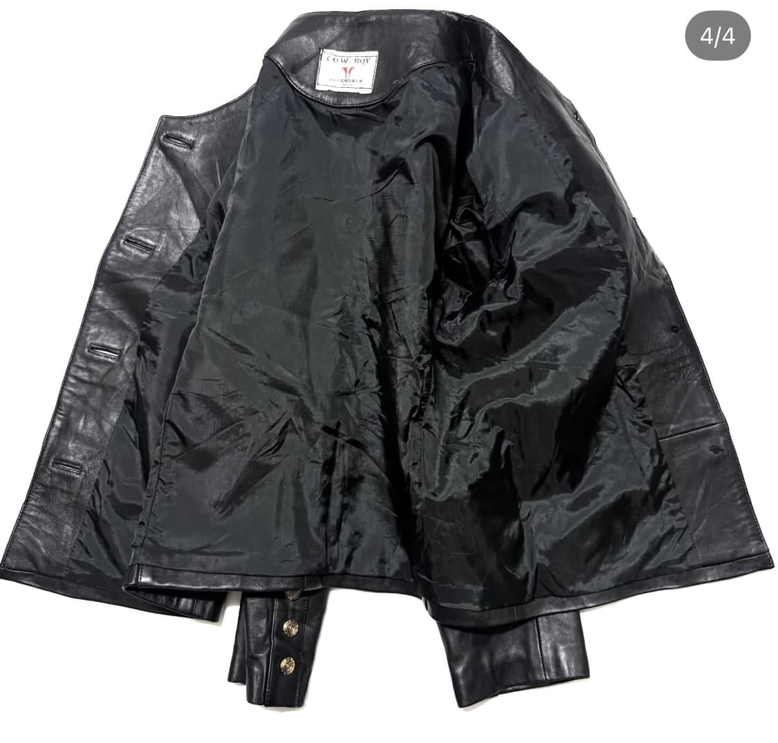 Cow Boy - 레더 가디건 자켓 상품이미지4