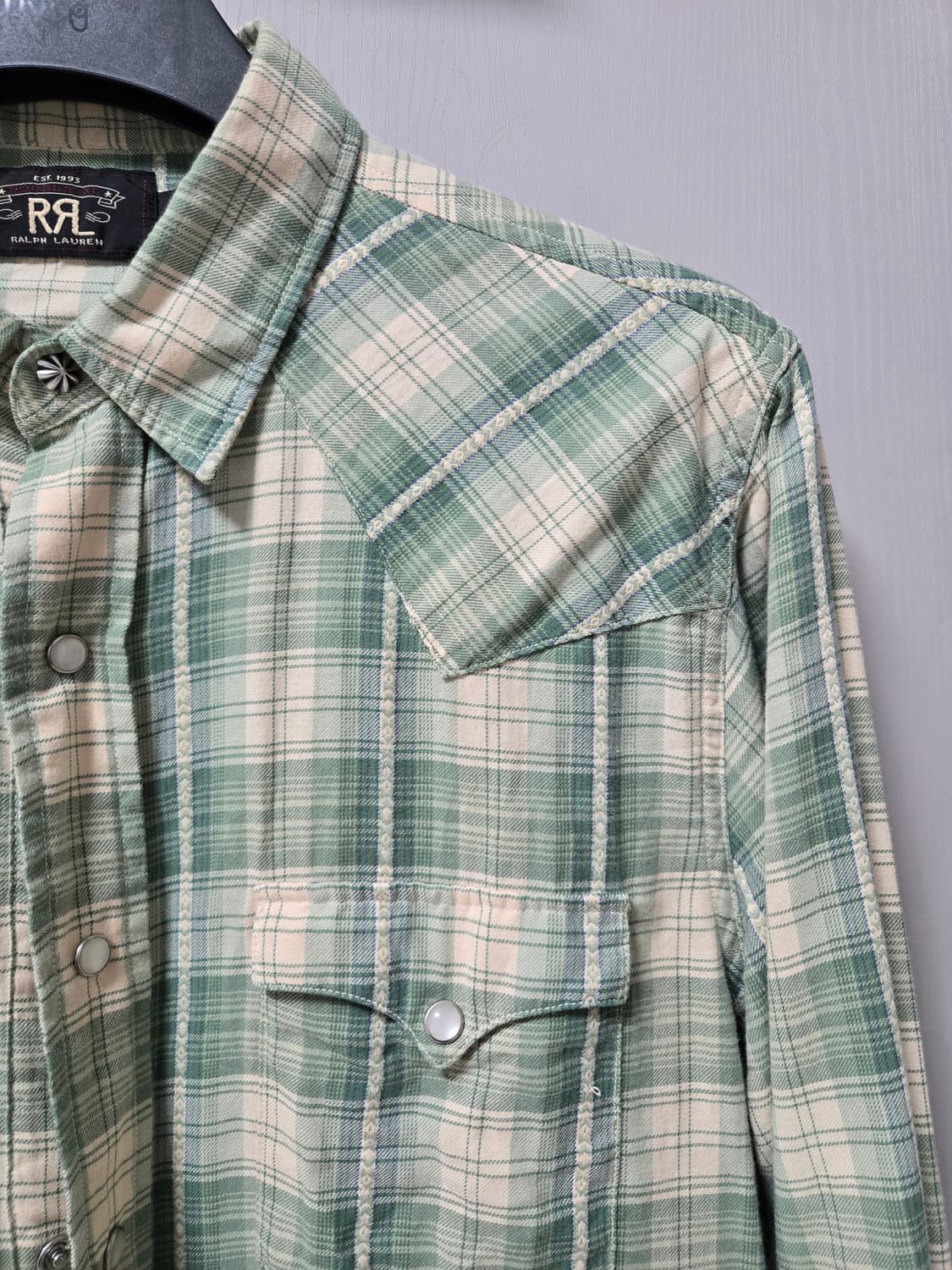 rrl 더블알엘 웨스턴 셔츠 L 상품이미지7