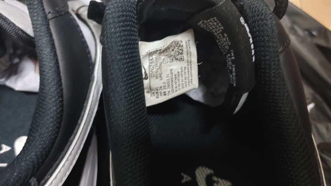 나이키 에어포스1 블랙/화이트 260 상품이미지5