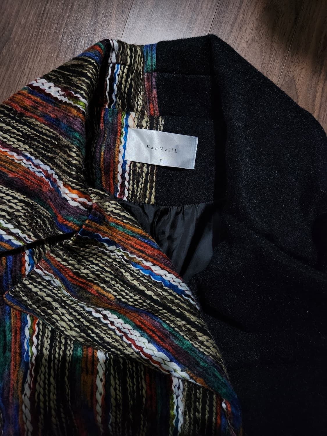 Van Nessil 배색 오버핏 코트  상품이미지3