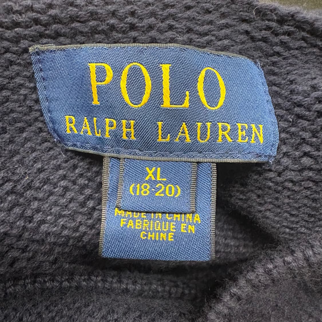 [정품/XL(18-20)] 폴로 랄프로렌 키즈 빅포니 숄카라 니트 b17 상품이미지6