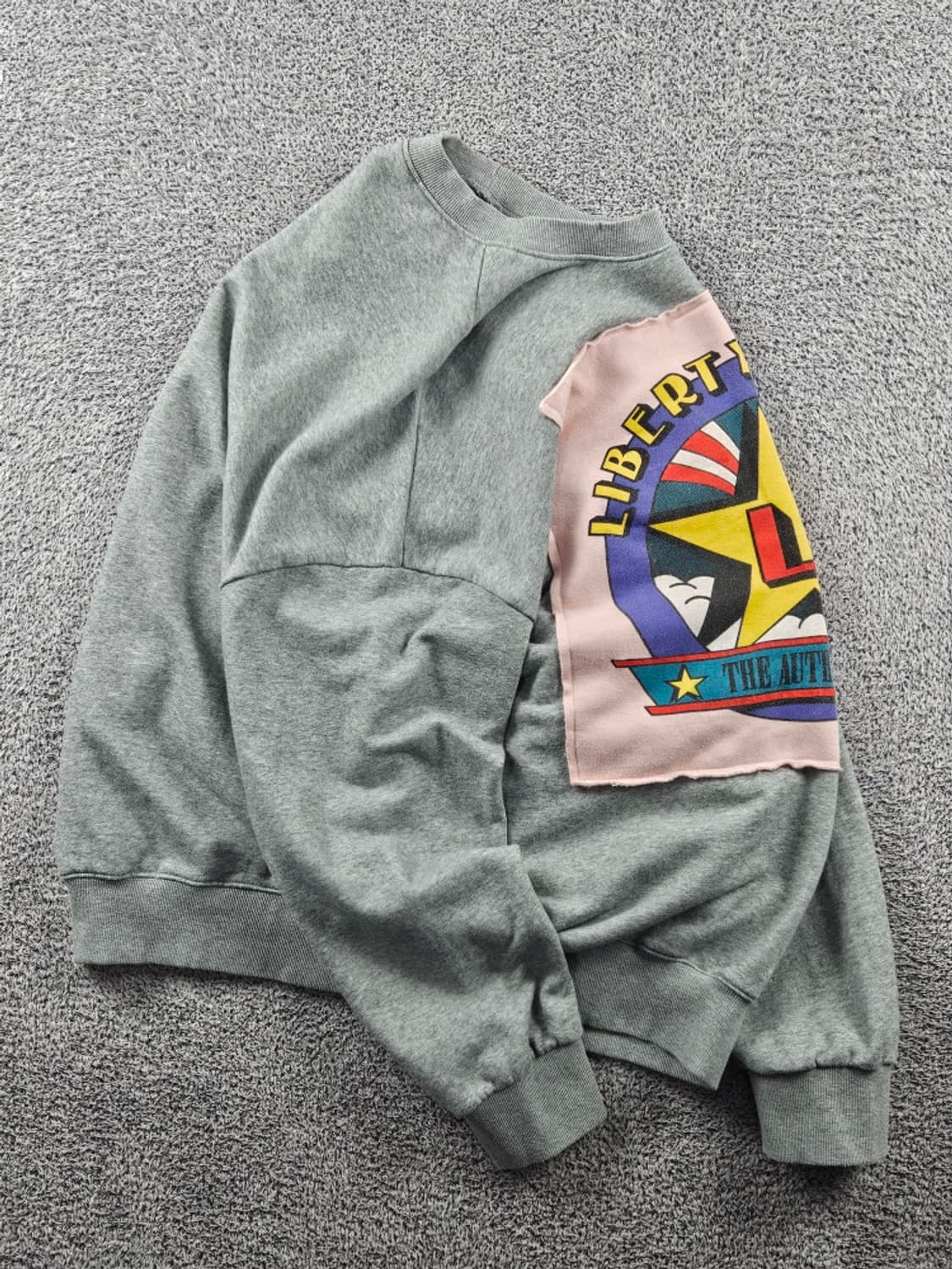 빈티지 프론트 패치 맨투맨 스웻셔츠 ( 2XL 추정 ) / 11406 상품이미지4