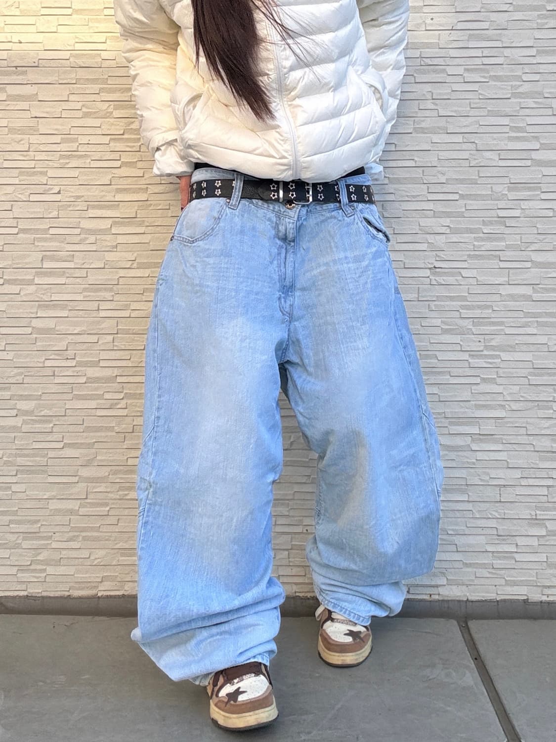 90s ROCAWEAR 올드스쿨 오버 와이드 데님 팬츠 상품이미지1