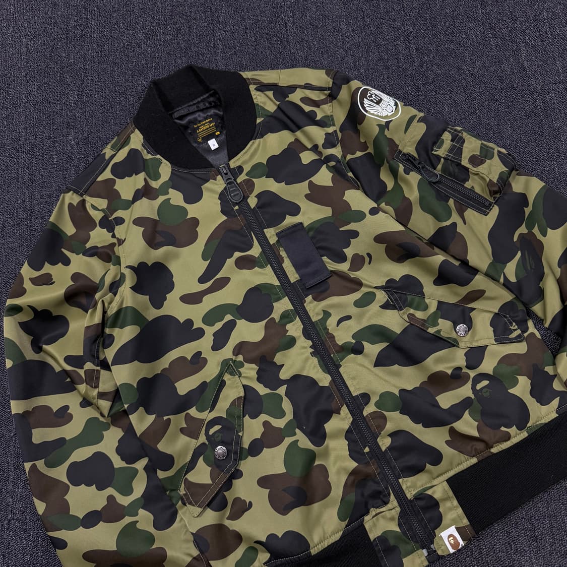 베이프 카모 ma-1 항공점퍼 자켓 상품이미지2