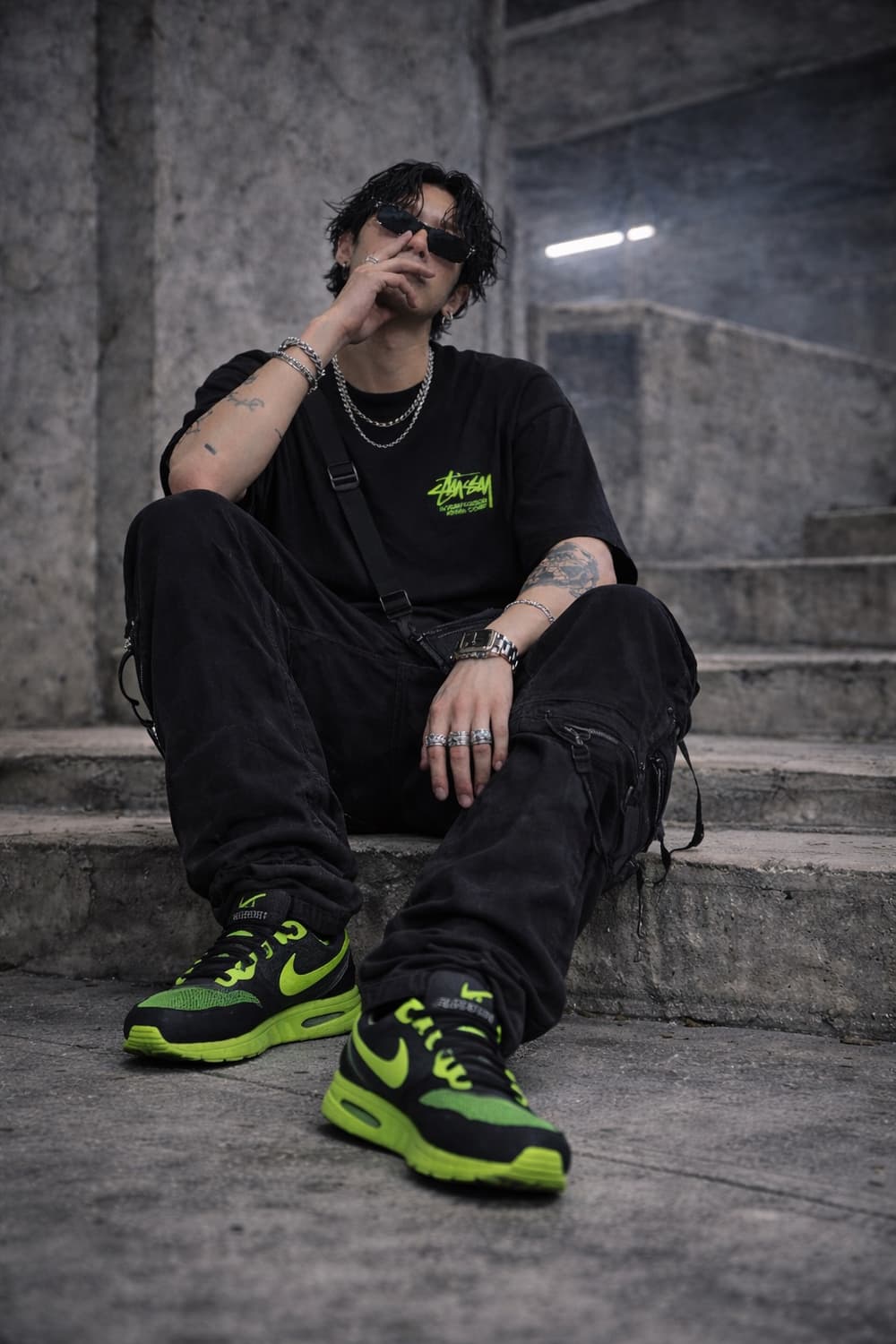 👕 Stüssy 스투시 인터내셔널 디자인 그래픽 반팔 티셔츠 상품이미지2