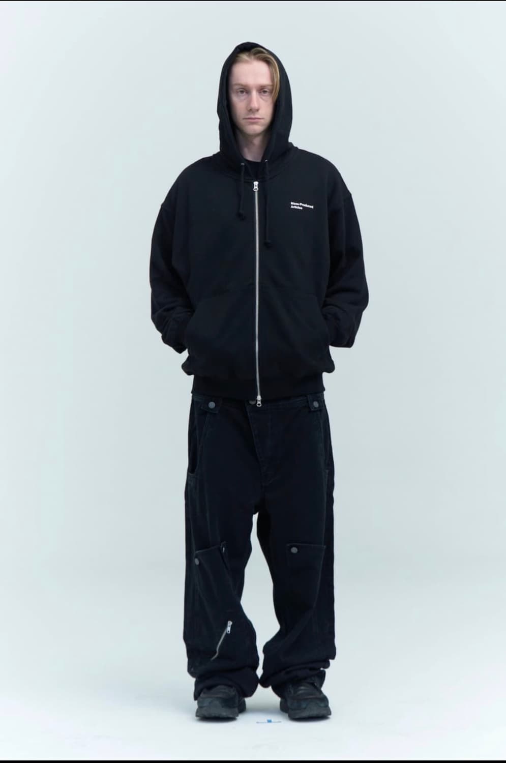 플라스틱 프로덕트 후드집업 M 판매 상품이미지1