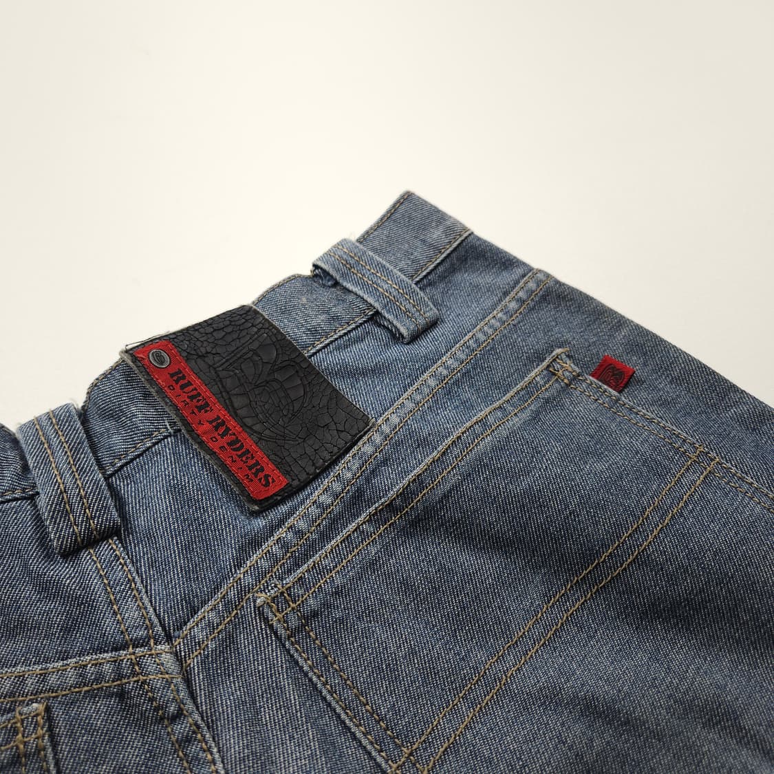 RUFF RYDERS 샴브레이 카펜터 데님 워크 팬츠 (M) 상품이미지3