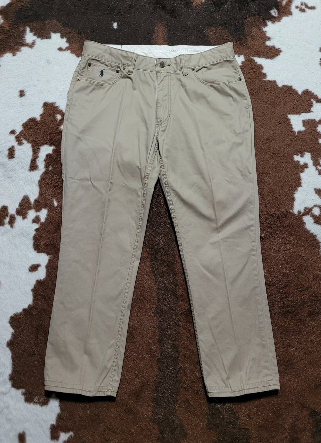 폴로 랄프로렌 남성용 카멜색상 면바지(36/34) 상품이미지3