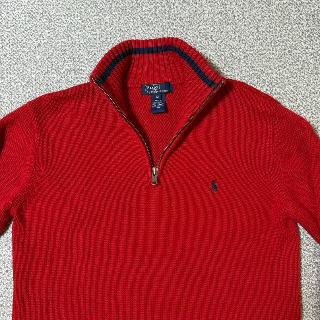 폴로 랄프로렌 반집업 니트 상품이미지4