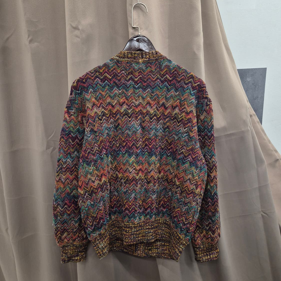 미쏘니 니트 가디건 멀티컬러 상품이미지3