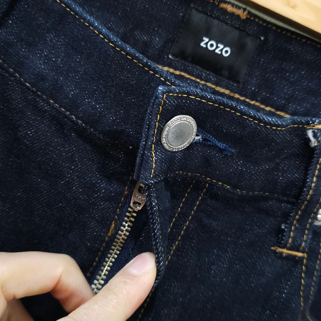 일본 ZOZO 진청 슬림핏 데님팬츠- 35-36정도 상품이미지4