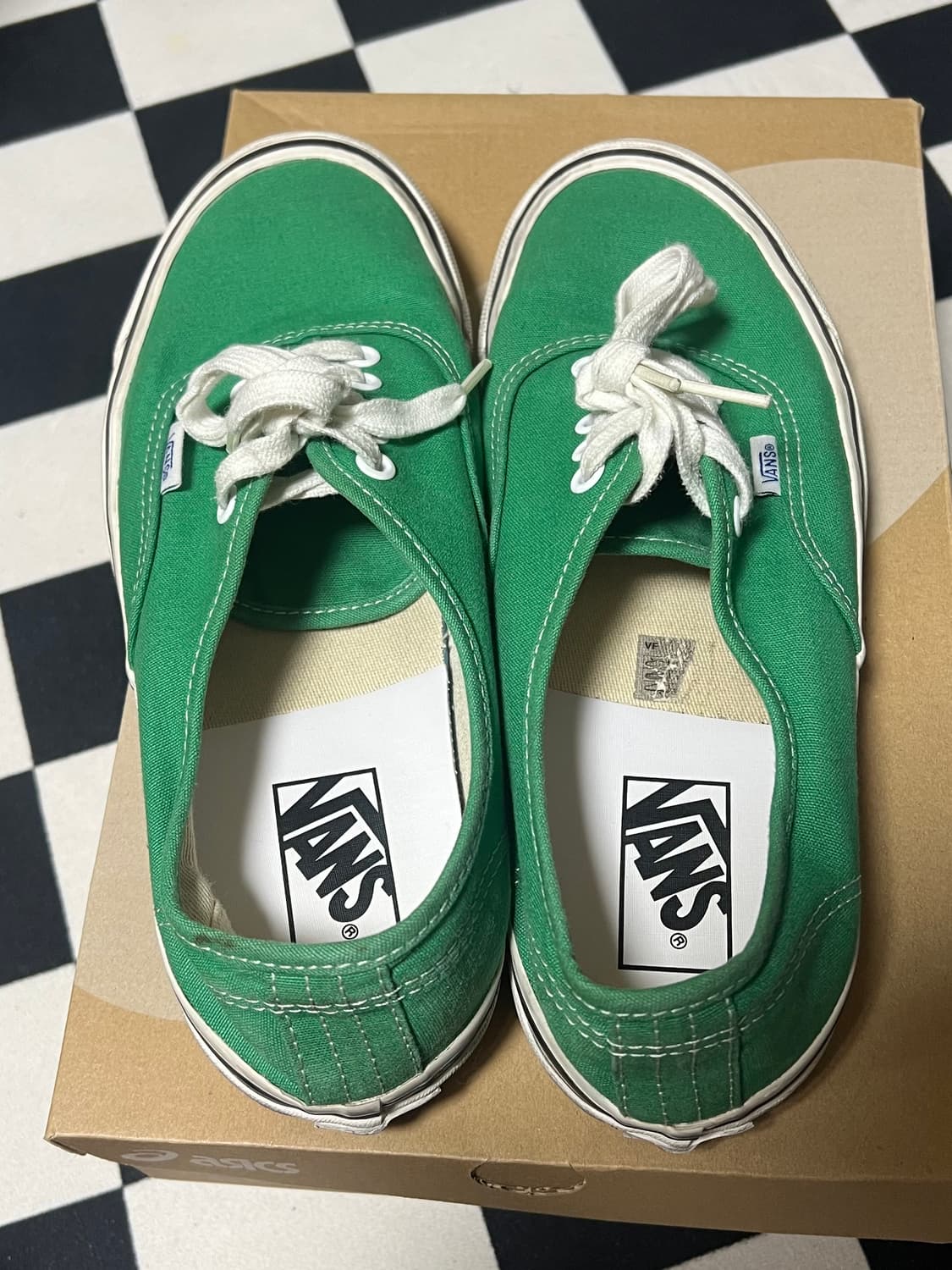 [270] 반스 어센틱 에메랄드그린 스니커즈 운동화 상품이미지2