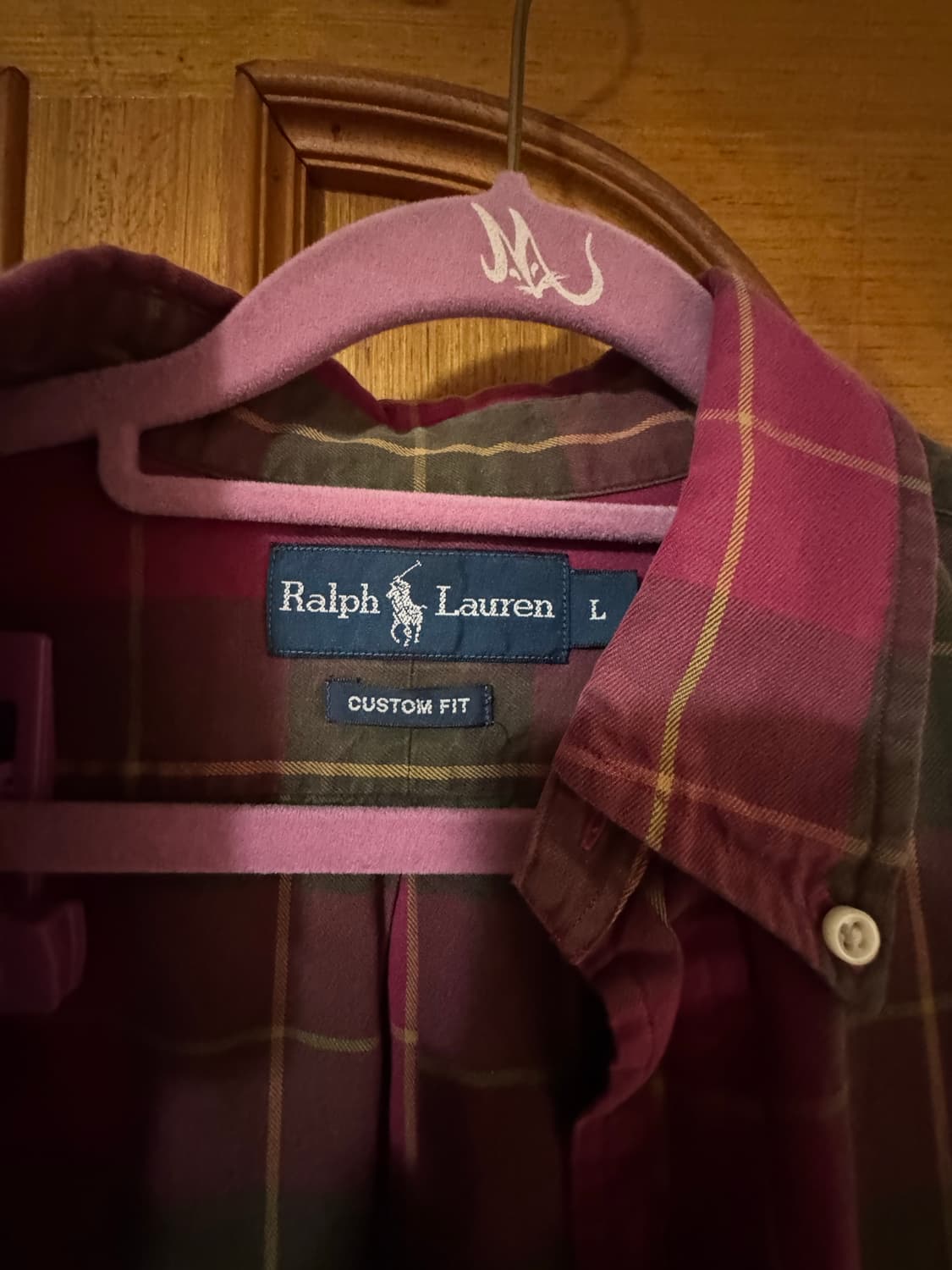 랄프로렌 체크 남방 L 상품이미지2