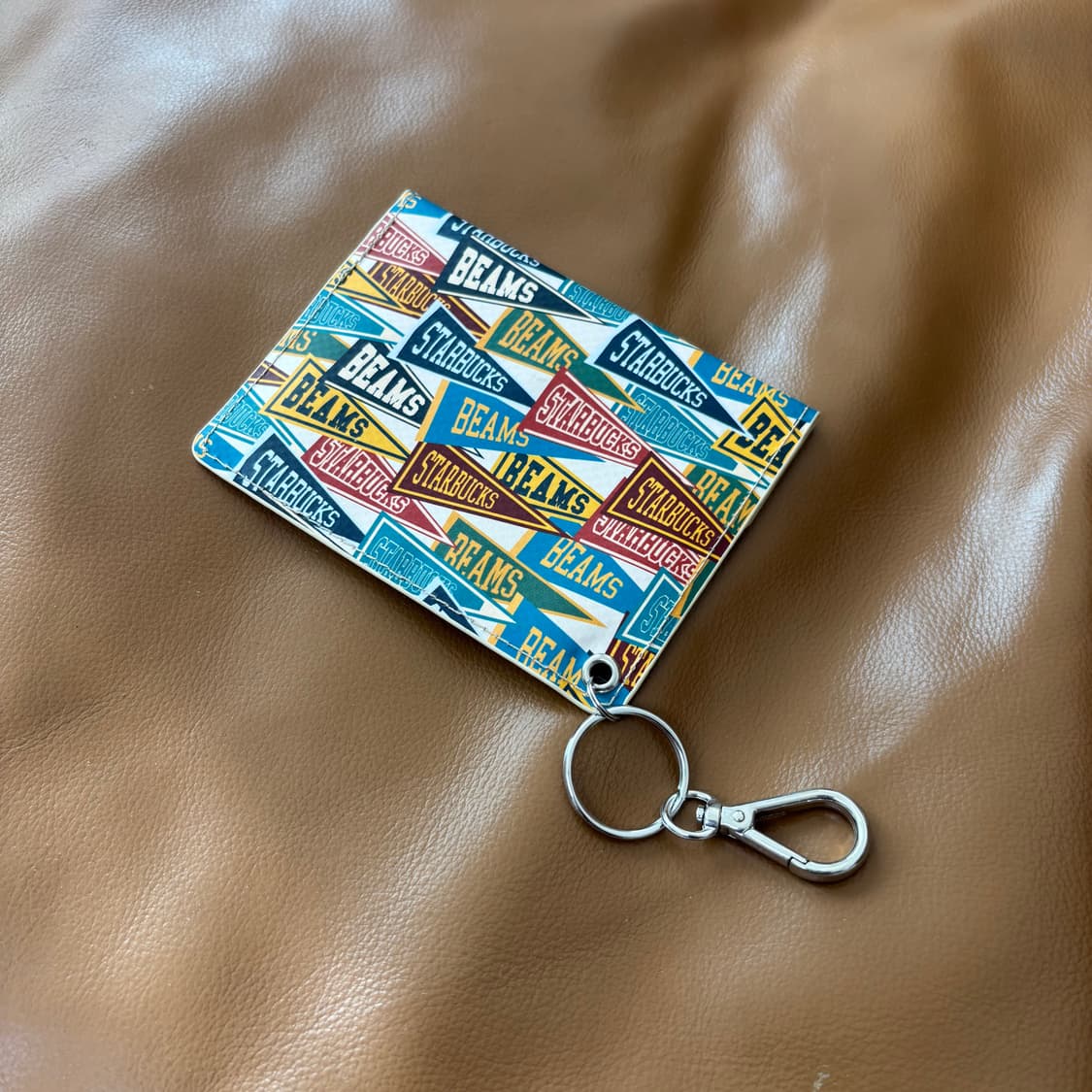 Beams 빔즈 빔스 스타벅스 패스 케이스 월렛 지갑 상품이미지4