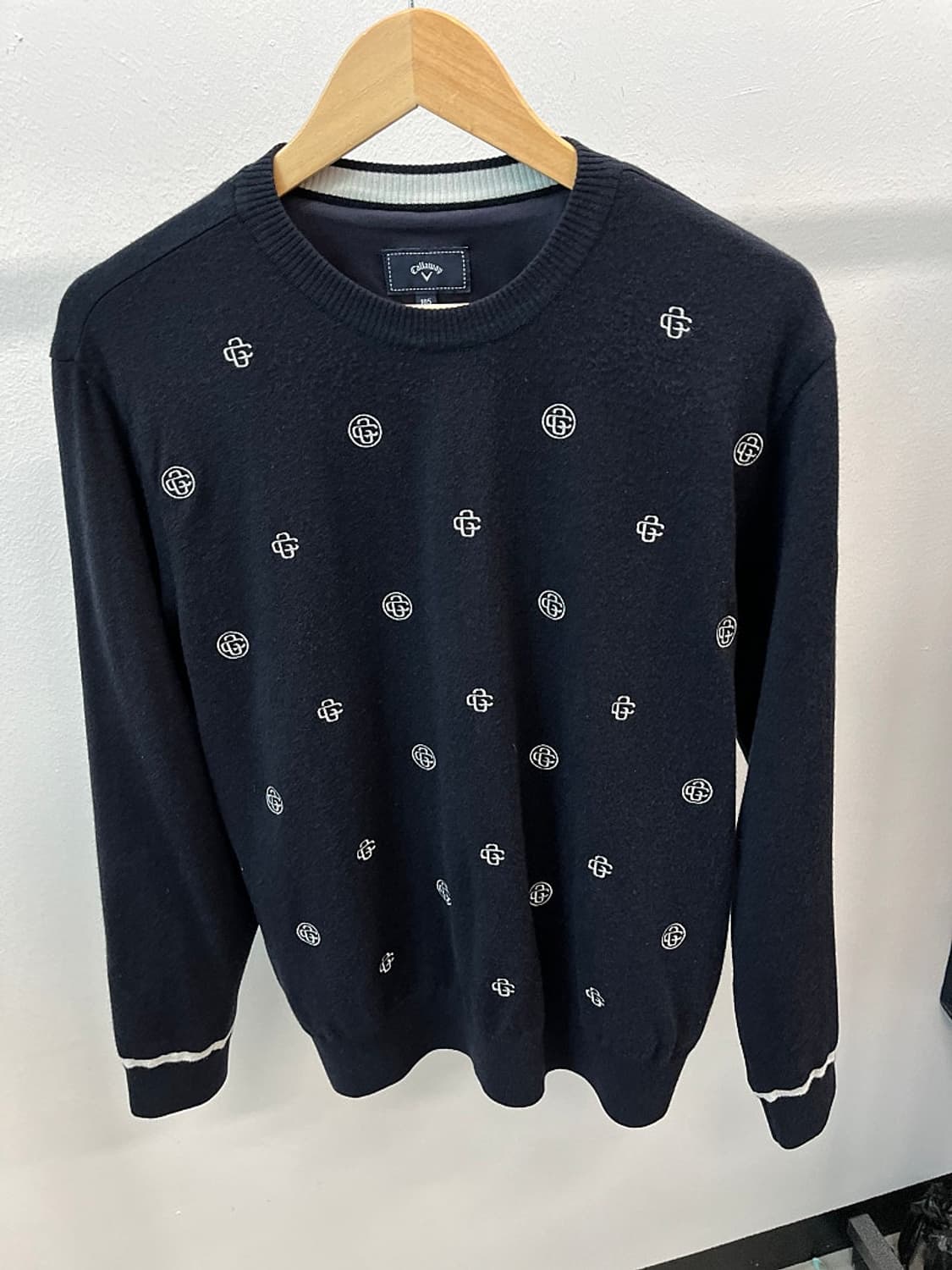 105) 캘러웨이 자수 방풍니트  상품이미지4