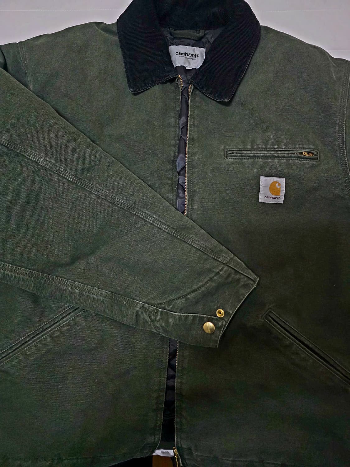 칼하트 WIP og 디트로이트 자켓 올리브 M 상품이미지2