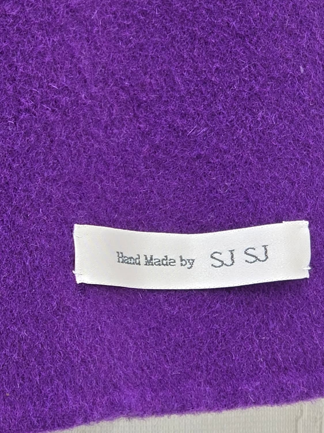 SJ SJ 퍼플 비대칭 코트 55사이즈 상품이미지3