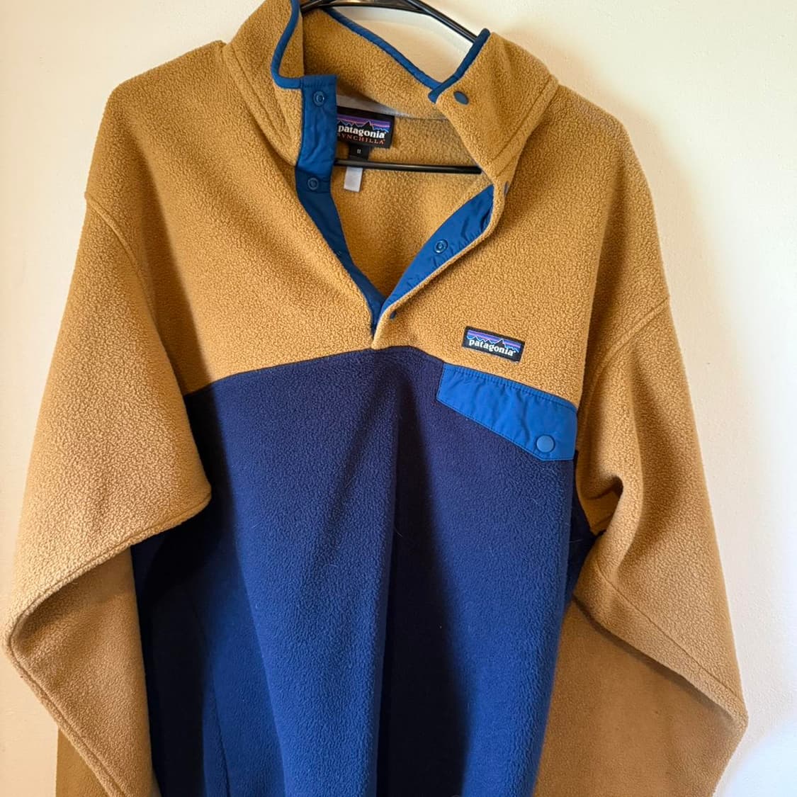 10s 파타고니아 신칠라 스냅-T 브라운/네이비/블루 상품이미지1