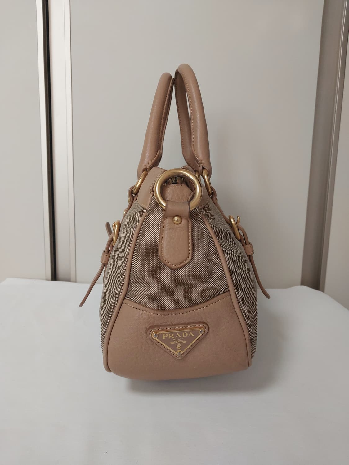 [정품] 프라다 자카드 캔버스 로고 투웨이백 상품이미지3