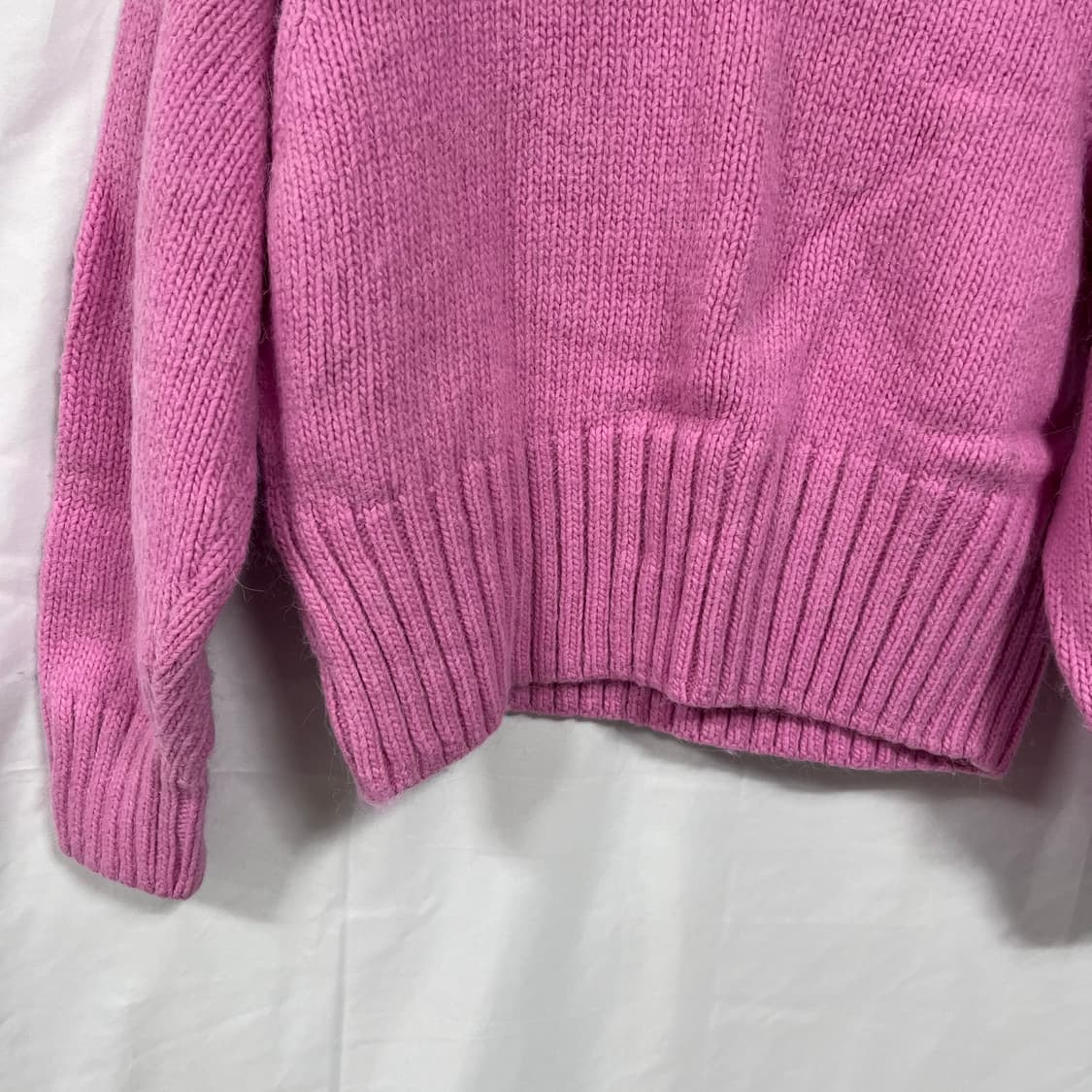 코스(COS) 릴렉스드 핏 크롭 울 알파카 니트 스웨터 상품이미지5