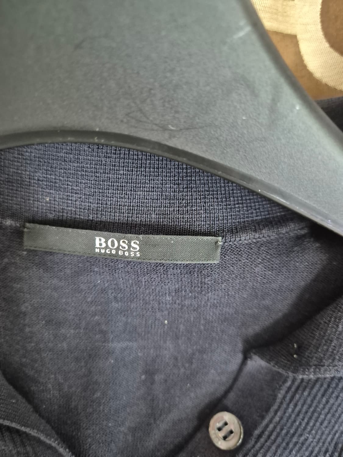 보스 블랙 반팔 니트 가디건 상품이미지6