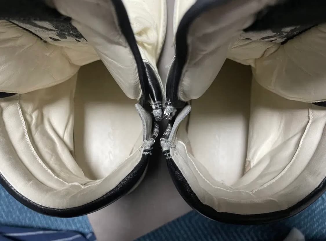 [43] 릭오웬스 지오바스켓 밀크/블랙 상품이미지4