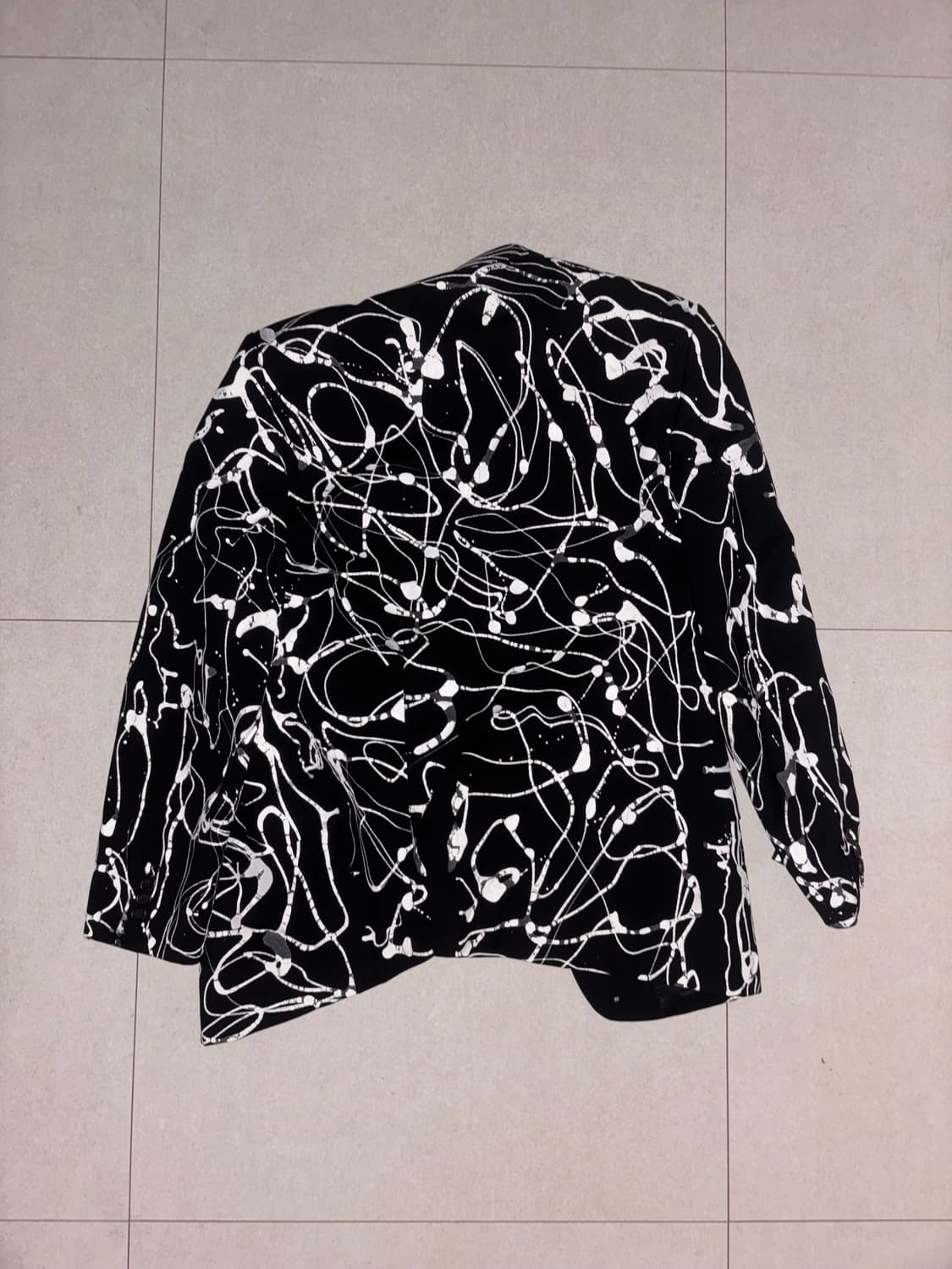 디올옴므 2007fw 페인트 재킷 상품이미지2