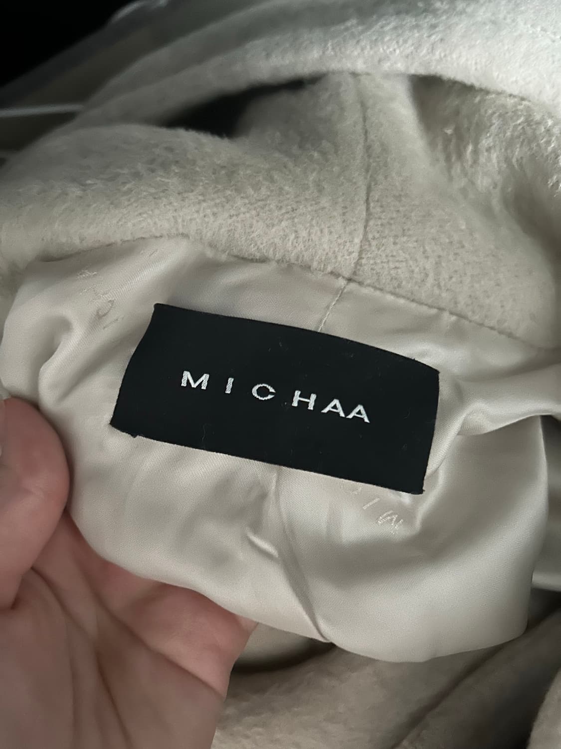 MICHAA 베이지 더플 코트 상품이미지3