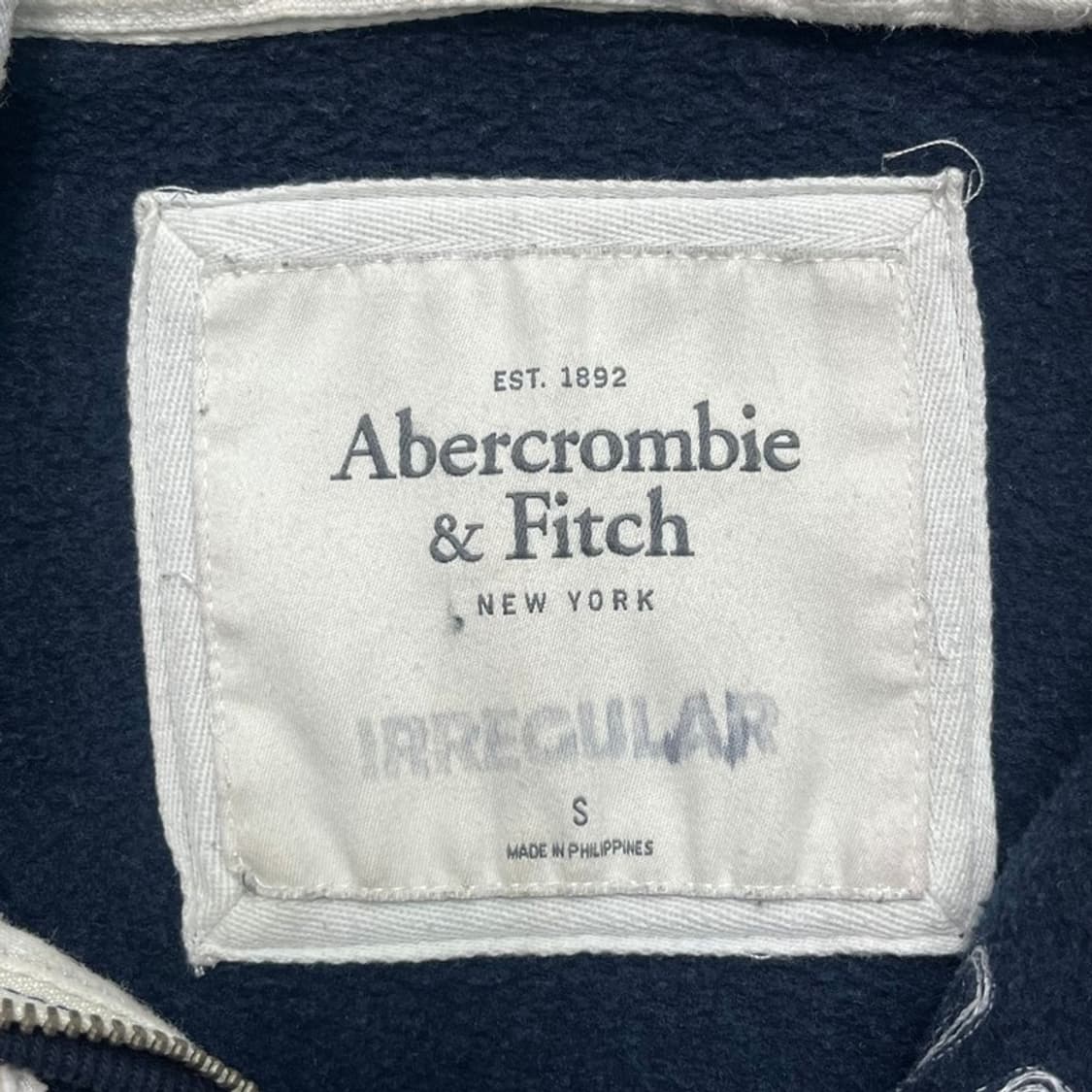 ABERCROMBIE & FITCH 프린팅 집업 S 상품이미지5