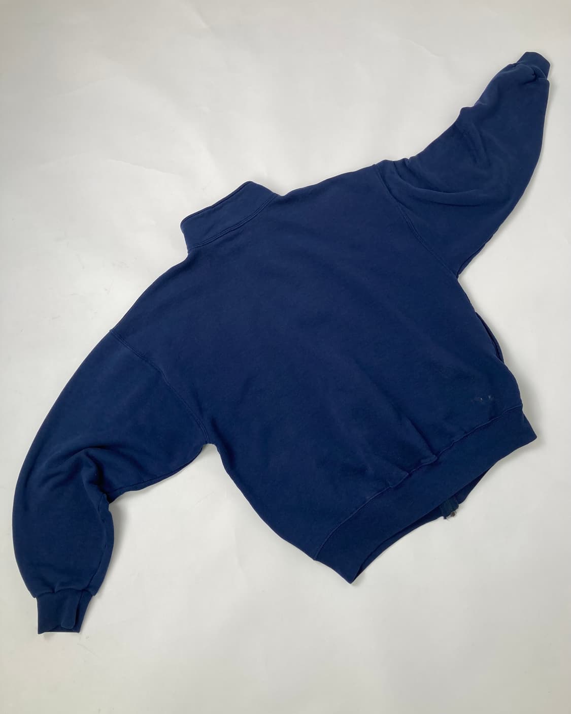 90s Russell Zip Up Sweatshirt (navy) 상품이미지2