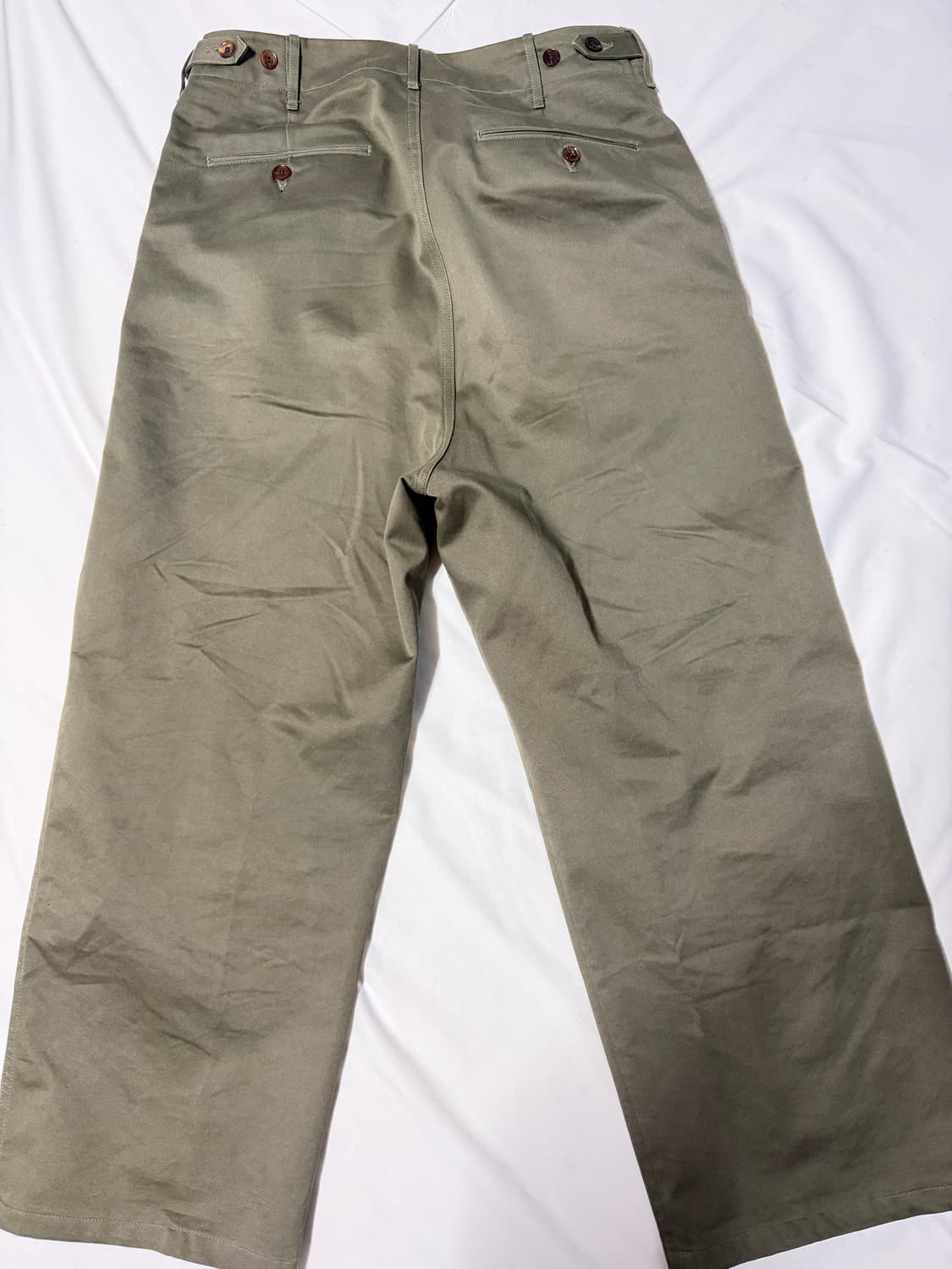 오라리 카키 치노팬츠 (사이즈3) 상품이미지2