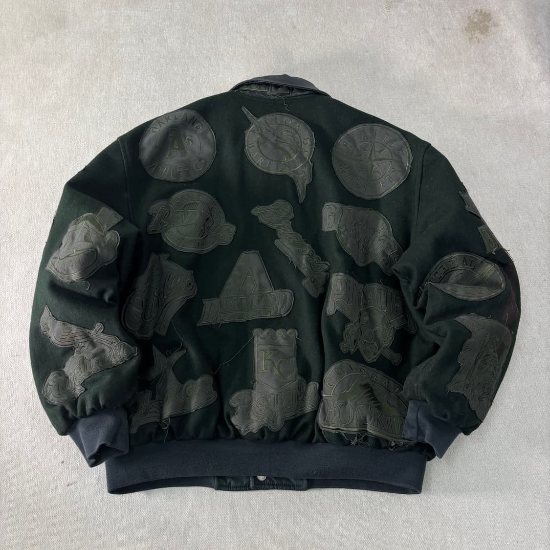 105 제프해밀턴 JH 90s MLB 멀티패치 바시티 자켓 상품이미지7