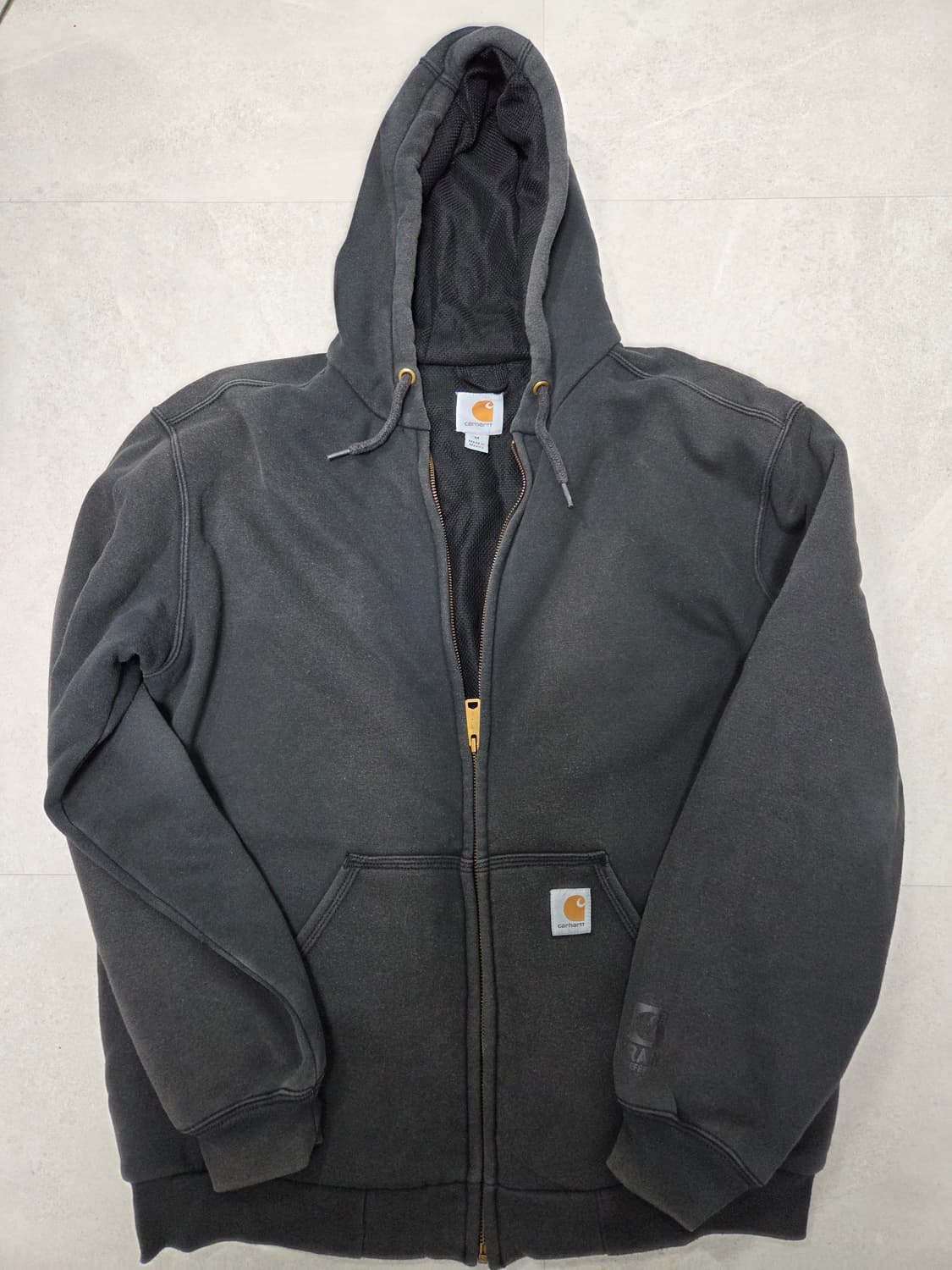 칼하트 써멀 후드집업 차콜 상품이미지1