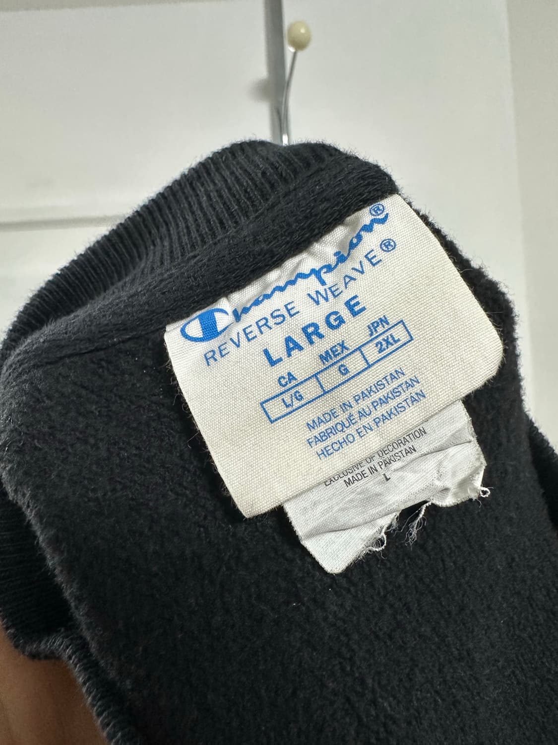 챔피언 블루택 리버스위브 로고 맨투맨 상품이미지3