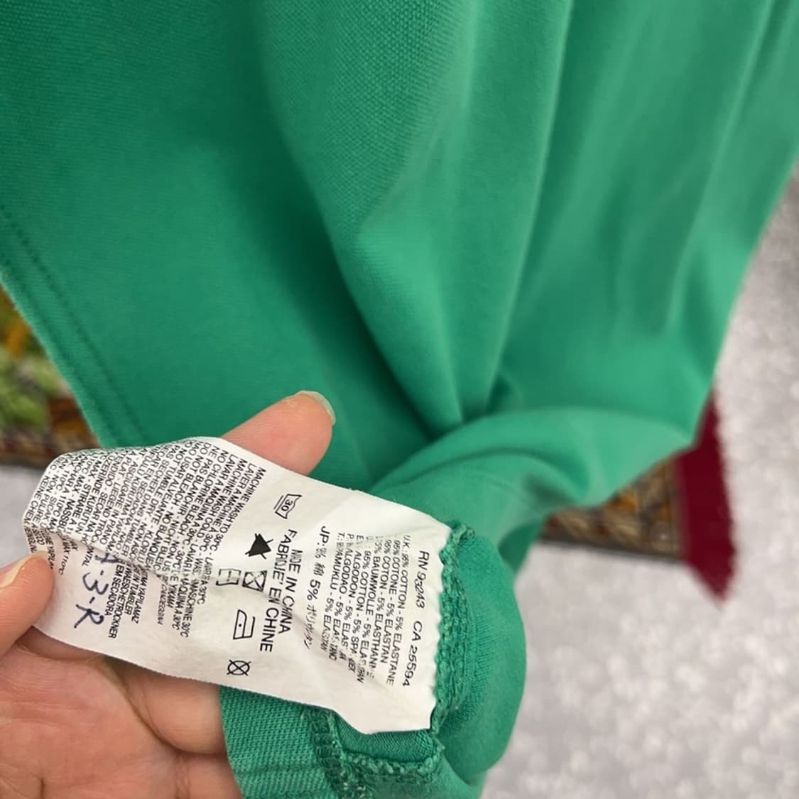 디젤 캐주얼 스판 포켓 반팔카라티 100 C05072  상품이미지5
