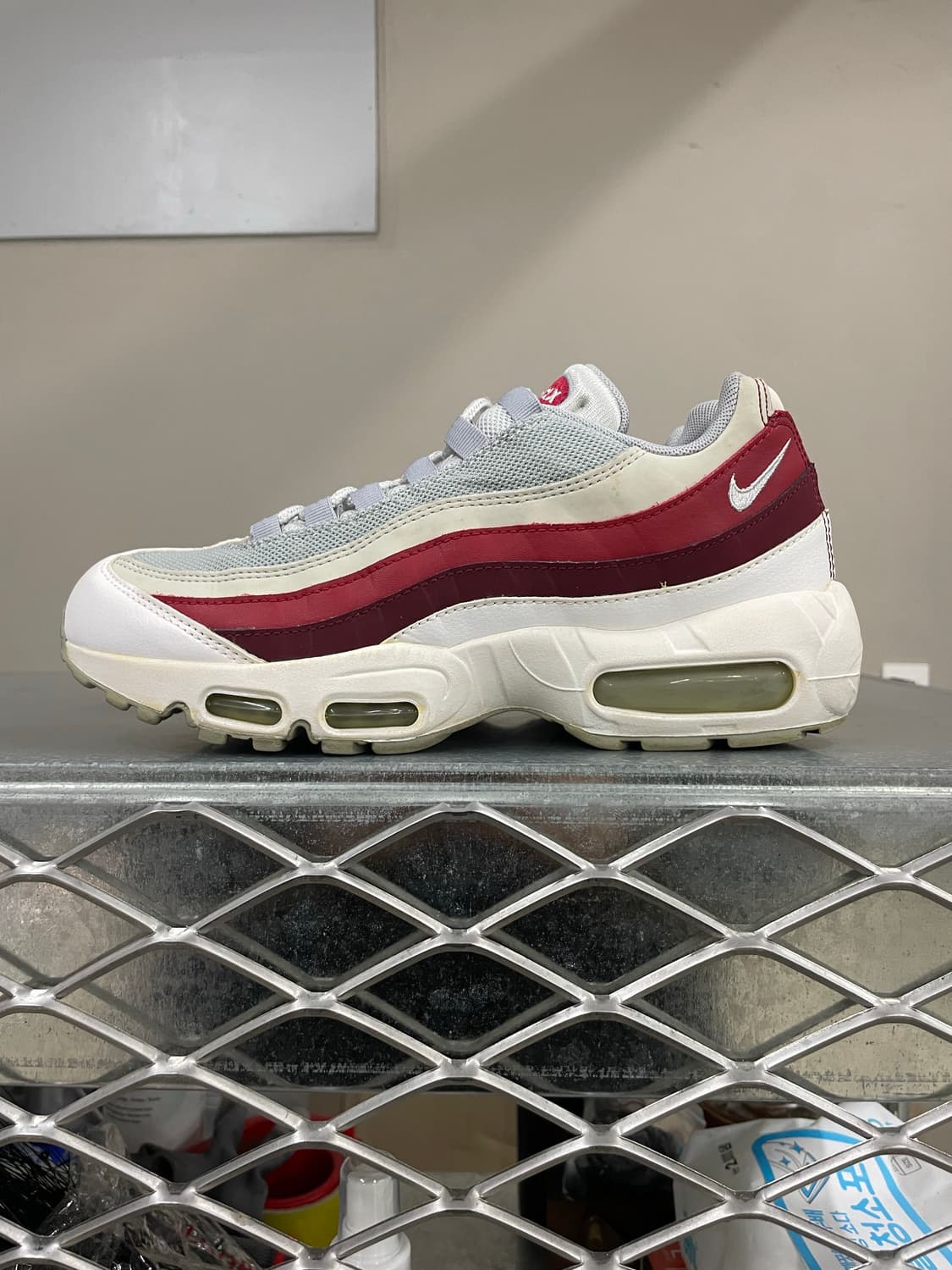 나이키 에어맥스95 화이트 퓨어 레드 250 (gr-4276) 상품이미지1